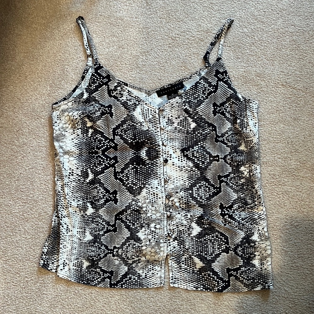 NWT Sanctuary cami top snake print